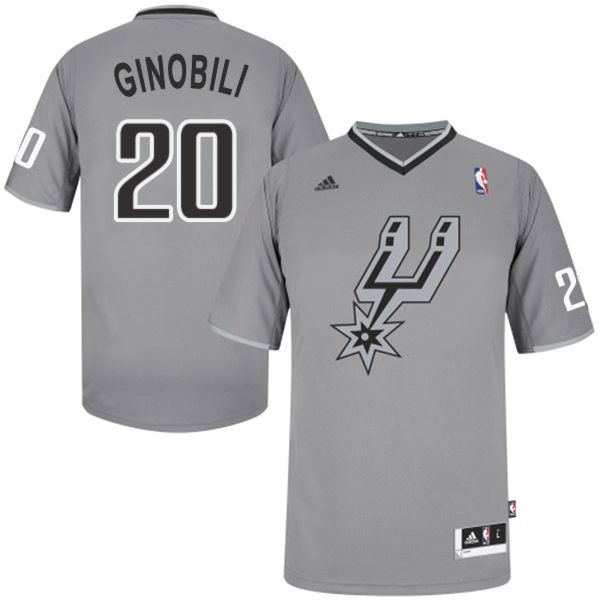 Men's  Spurs #20 Manu Ginobili 2013 Christmas Day Jersey